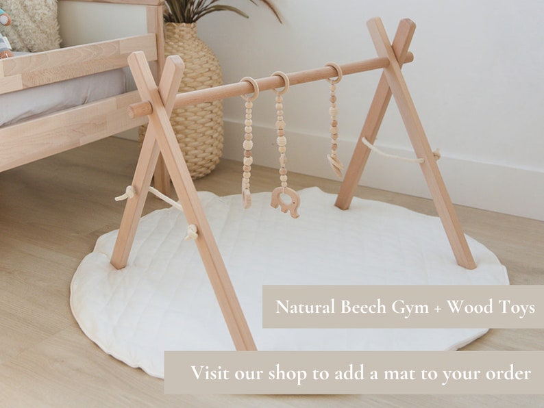 baby play gym wooden