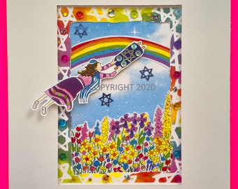 BAT MITZVAH CARD