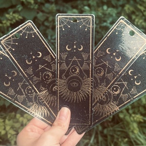 Gold Foil Celestial Bookmark