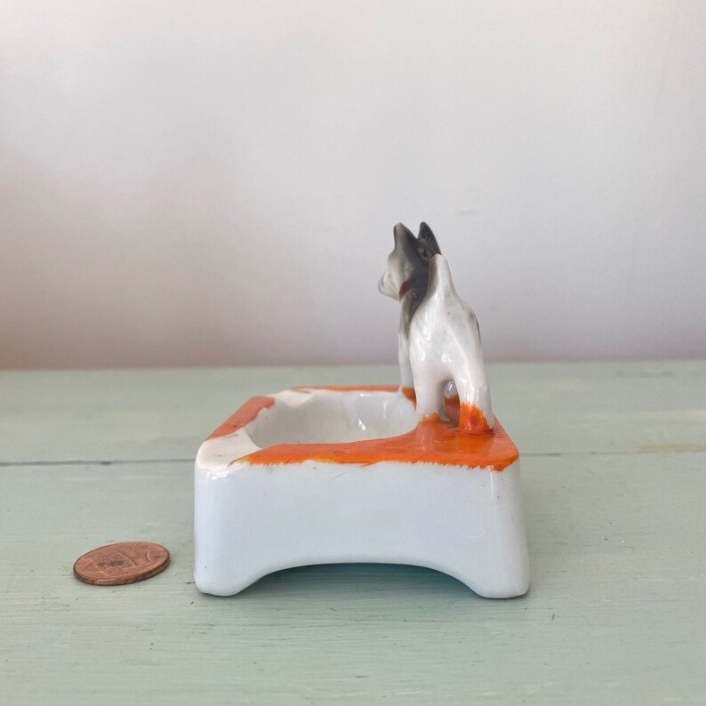 Vintage Dog Ashtray made in Japan Etsy