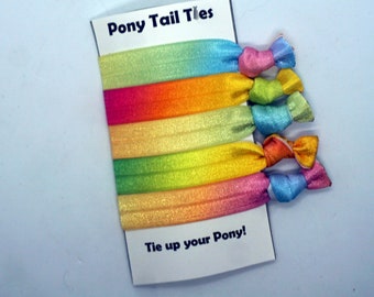 Rockstar Set Of 4 Foe Hair Ties No Crease Hair Ties Girls Etsy