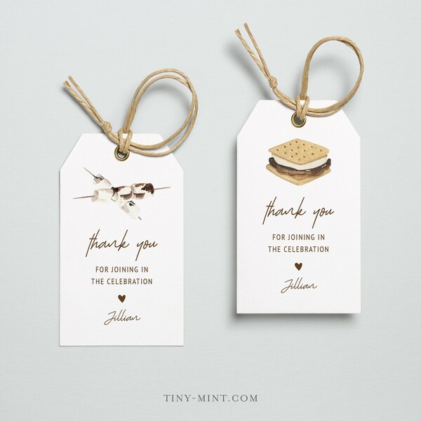 Smores Favor Etsy Smores Favor Etsy
