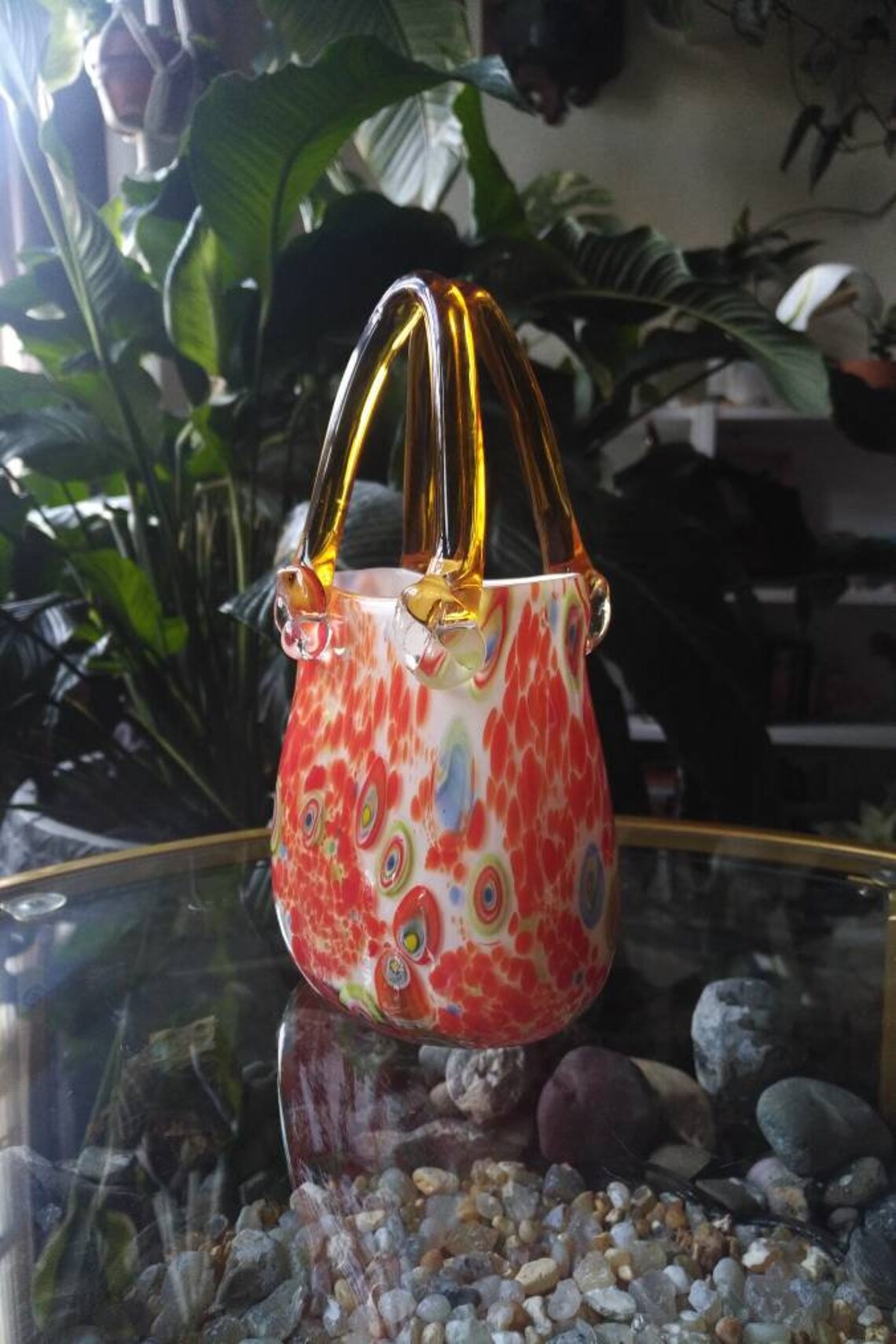 Sac à main en verre vintage Murano Style Vase Etsy France