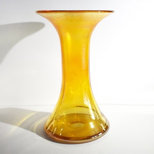 Vintage Signed Erwin Eisch Tall Hand-blown Vase FREE SHIPPING