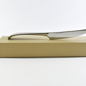 Discontinued Georg Jensen Vivianna Stainless Steel Dinner Knives, Set of 6, Design Vivianna Torun Bülow-Hübe, New in Box, Free Shipping