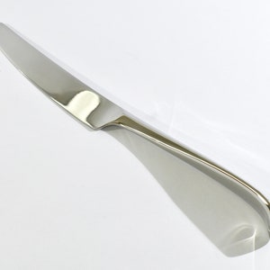 Discontinued Georg Jensen Vivianna Stainless Steel Dinner Knives, Design Vivianna Torun Bülow-Hübe, New out of Box, Free Shipping