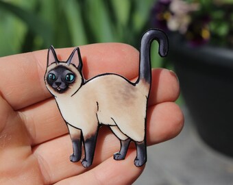Siamese Cat Magnet Gift For Seal Point Cat Lover Or Siamese Cat Loss Memorial Cute Animal Cat Magnets For Car Locker Or Fridge Siamese Cat Magnet Gift For Seal Point Cat Lover Or Siamese Cat Loss Memorial Cute Animal Cat Magnets For Car Locker Or Fridge