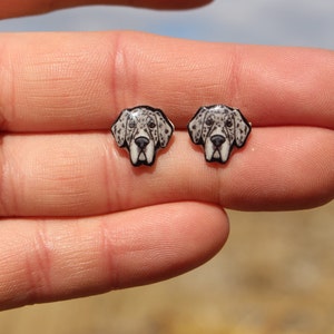 Great Dane Earrings : Gift for Dog lovers, vet techs, veterinarians, zookeepers cute animal dog earrings with Stainless Steel Posts