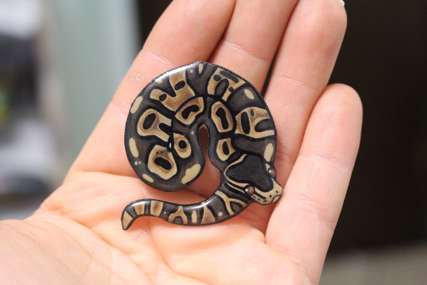 Ball Python Magnet Gift for snake lover or python loss | Etsy