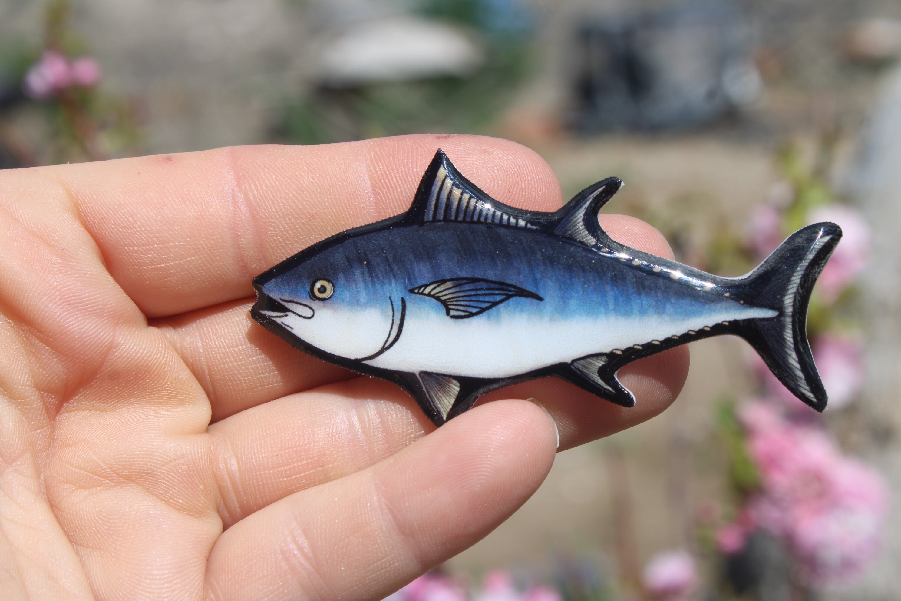 Bluefin Tuna Magnet: Gift for Fish Lovers, Vet Techs, Veterinarians,  Zookeepers Cute Animal Magnets for Locker or Fridge 
