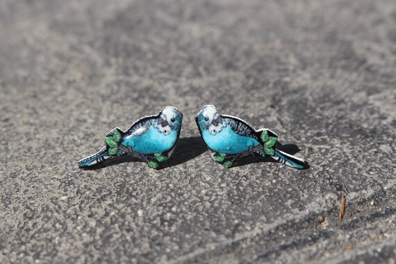 Parakeet earrings hotsell