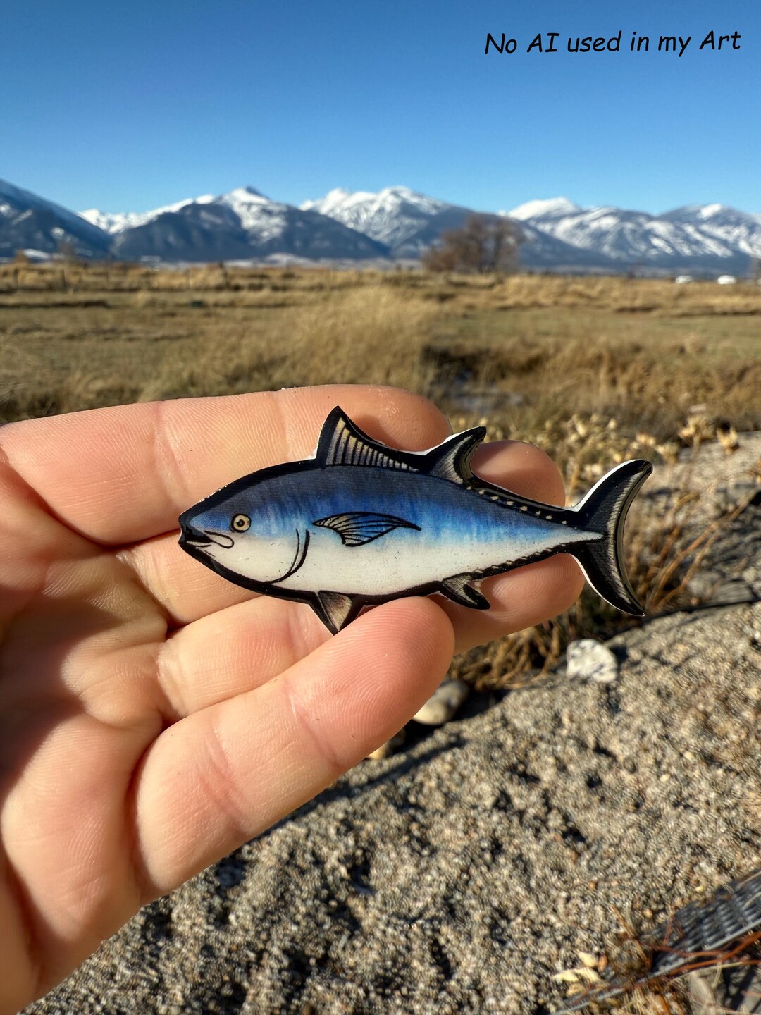 Atlantic Bluefin Tuna Magnet: Gift for Fish Lovers, Vet Tech, Zookeeper ...