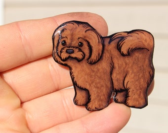 Havanese Magnet: gift for havanese lovers or Havanese loss memorial Cute dog animal magnets for locker or fridge