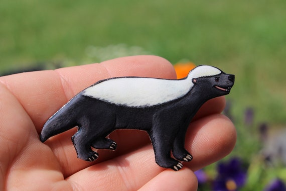 Honey Badger Ratel magnet: Honey Badge lover gift Ratel Cute