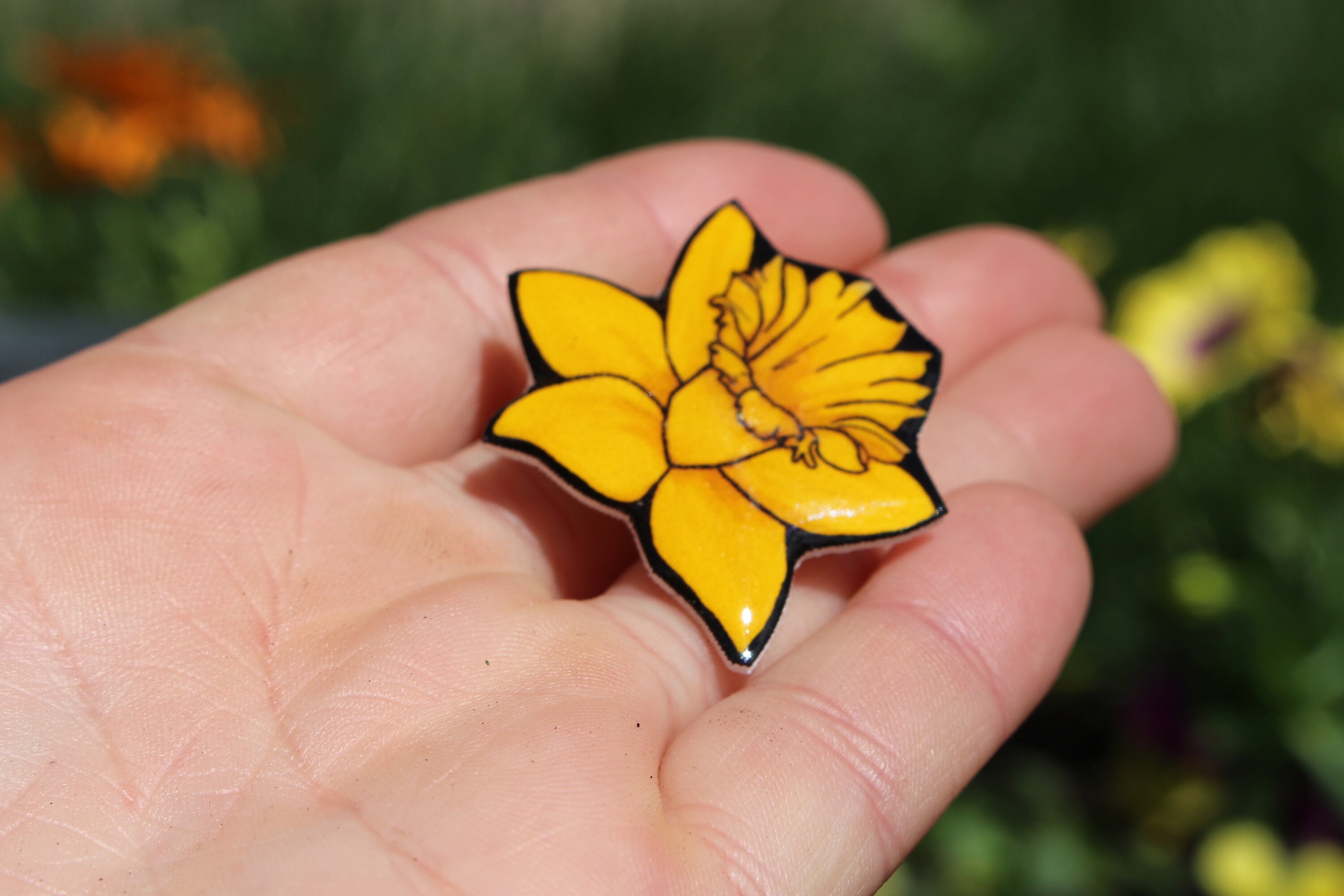 Daffodil Pin Great gift for gardeners or flower lovers pins Etsy