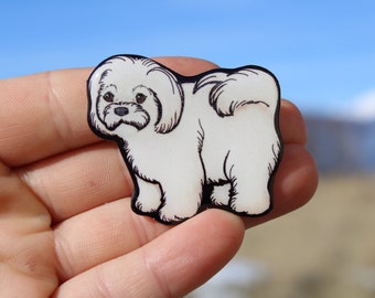 Havanese Magnet: Gift for dog lovers, vet techs, veterinarians, zookeepers cute animal magnets for locker or fridge