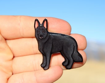 German Shepherd Magnet: Gift for dog lovers, vet techs, veterinarians, zookeepers cute dog magnets for locker or fridge