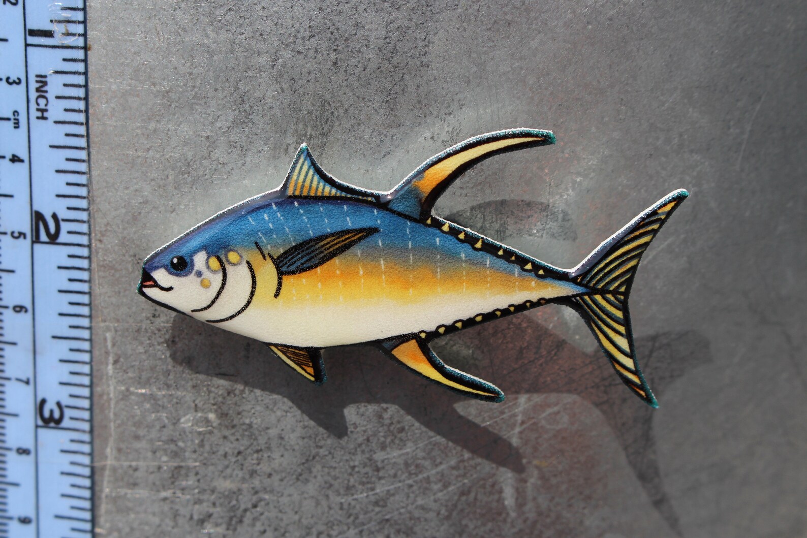 Yellowfin Tuna Great Gift for Ocean Game Fish Etsy