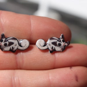 Sugar Glider Earrings : great gift for gilder lovers stainless steel posts sugar glider memorial loss image 1