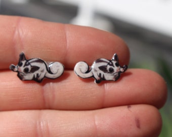 Sugar Glider Earrings : great gift for gilder lovers  stainless steel posts sugar glider memorial loss