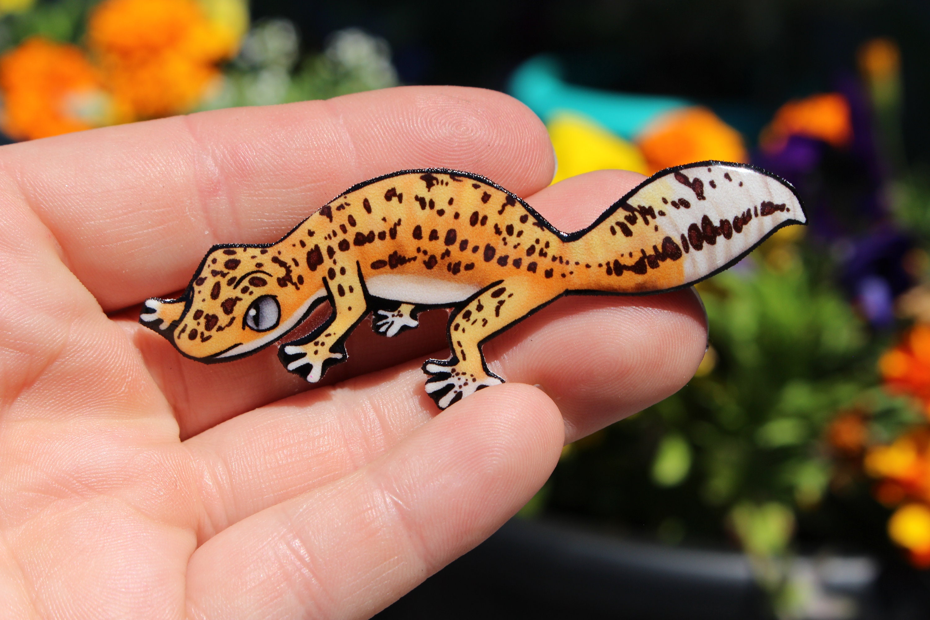 Leopard Gecko Magnet: Gift for gecko lizard lovers Or gecko | Etsy