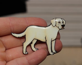 Labrador Magnet: Gift for lab lovers, teachers, vet techs, veterinarians, dog loss memorial cute animal magnets for locker or fridge