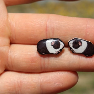 Guinea Pig stud Earrings: gift for cavi lovers, teacher, vet tech, zookeeper or pig memorial cute animal earrings