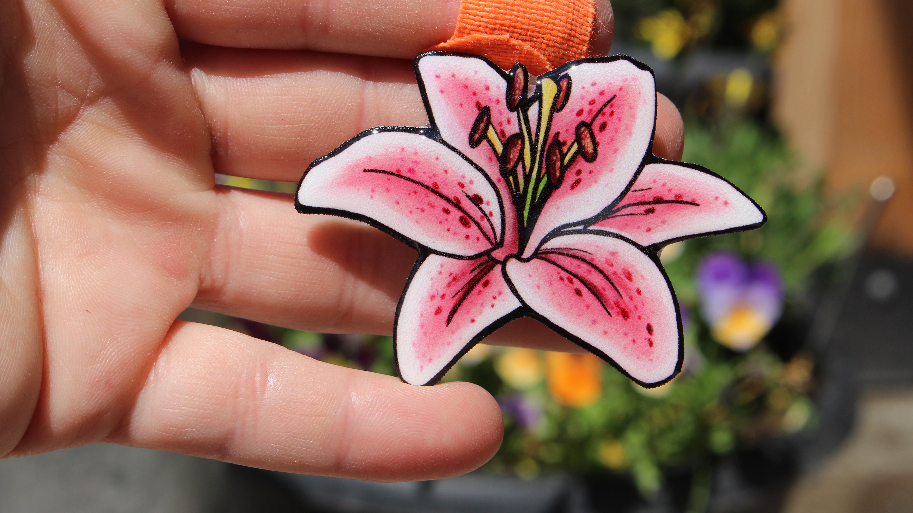 Stargazer Lily Flower Gift for Flower Lovers Etsy