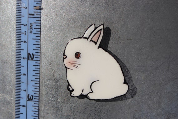 Bunny Rabbit Magnet: Gift for Bunny Lovers, Vet Techs