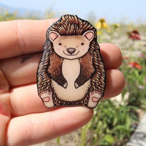 Tenrec Magnet: gift for lesser hedgehog lover, zookeepers , vet techs or hedgehog loss memorial cute animal magnets for locker or fridge