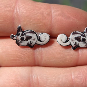 Sugar Glider Earrings : great gift for gilder lovers stainless steel posts sugar glider memorial loss image 3