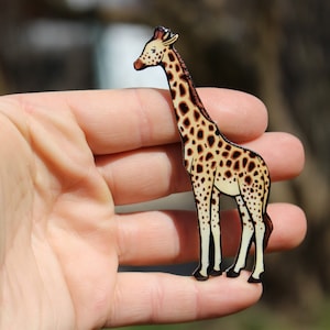 Giraffe Magnet: Gift for Giraffe Lovers Wild Animal Magnets Cute Animal
