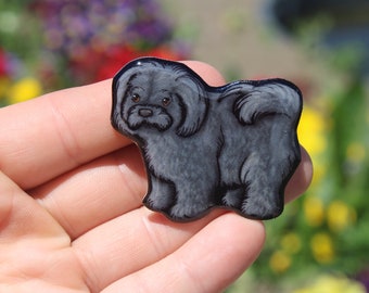 Havanese Magnet: gift for dog lovers, vet techs, veterinarians, zookeeper's cute animal magnets for locker or fridge