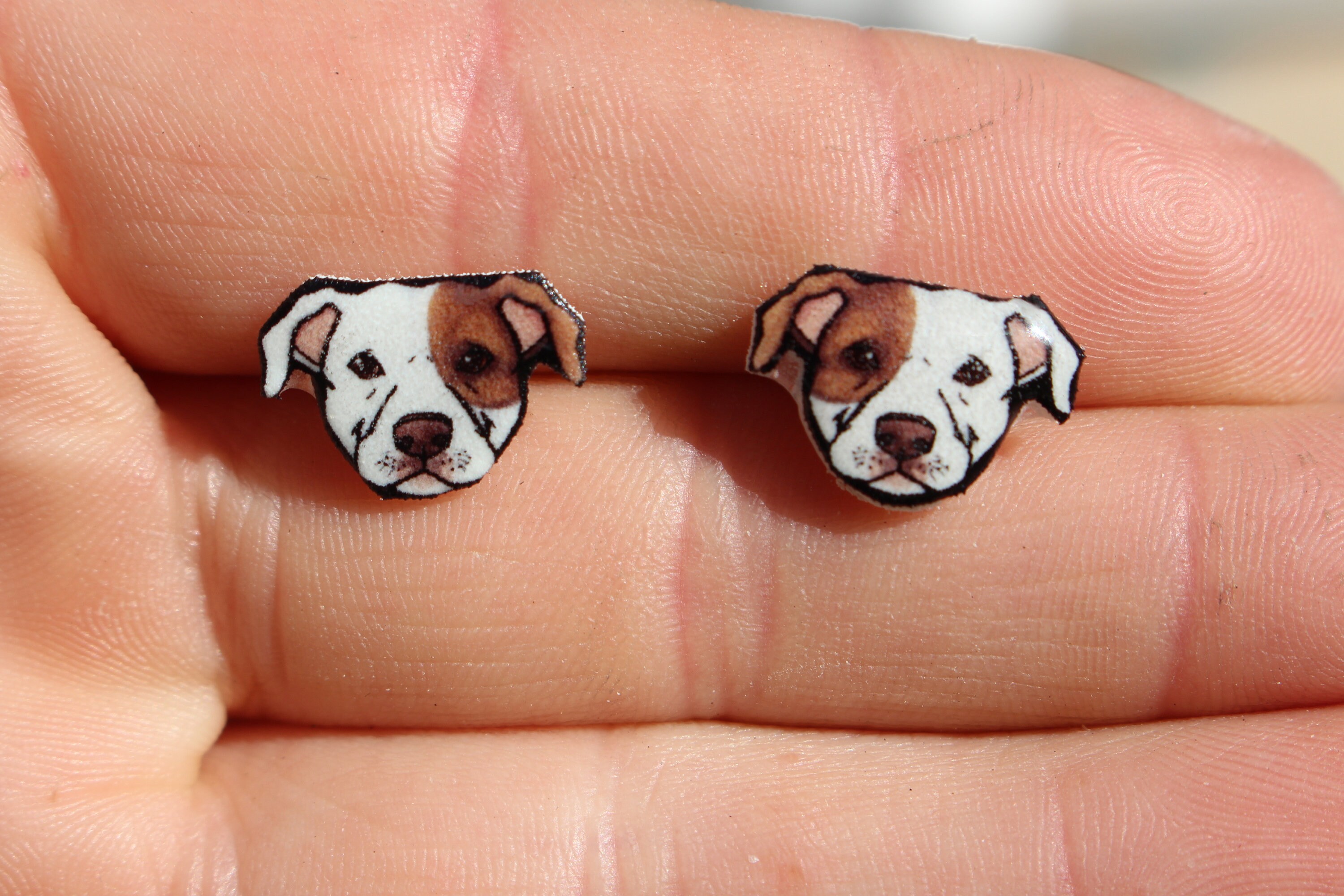 pit bull earrings