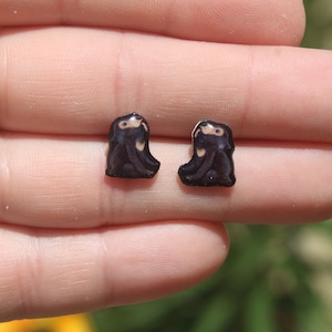 Sun Bear Stud Earrings: Gift for animal lovers, vet techs, veterinarians, zookeeper's cute earrings with Stainless Steel Posts