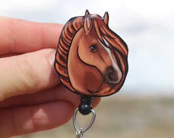 zookeepers vet techs veterinarians farm animal badge reels Red Angus Cow Badge Reel ID holder: Gift for cattle lover