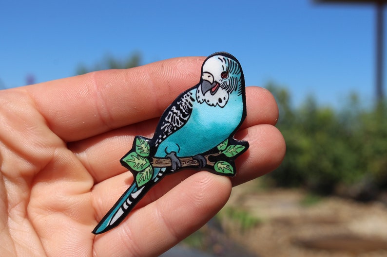 Budgie Gift for Parakeet Bird Lovers Vet Techs Etsy