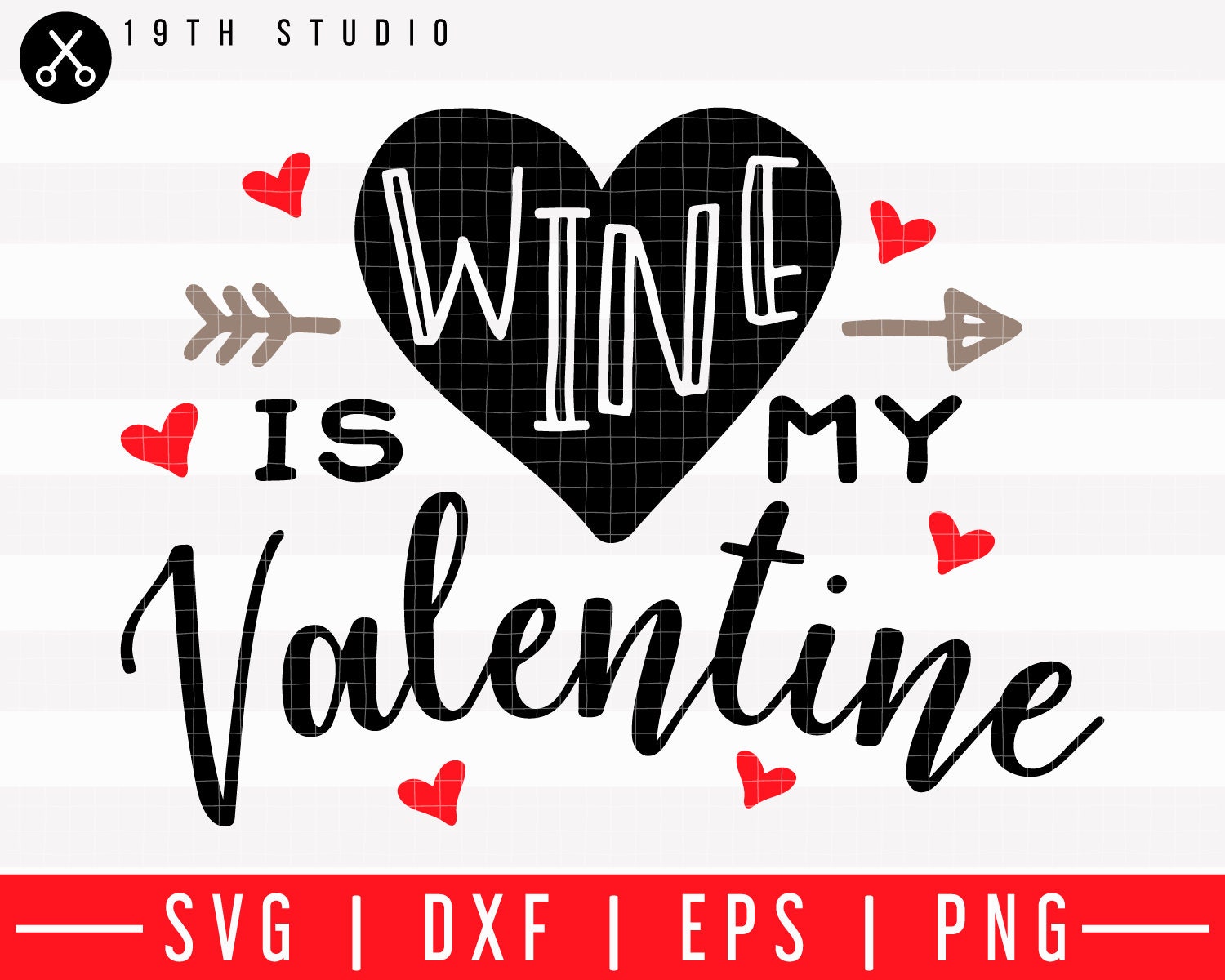 Download Valentine's Day SVG Wine is my Valentine SVG for cricut | Etsy