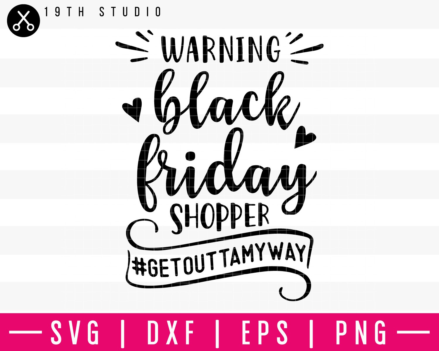 Black Friday SVG SVG for cricut silhouette and other Etsy