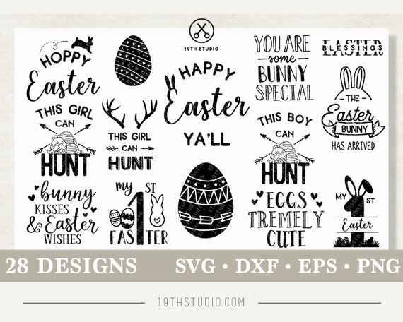 Download Easter Svg Bundle Easter Svg Designs For Cricut Silhouette Etsy PSD Mockup Templates