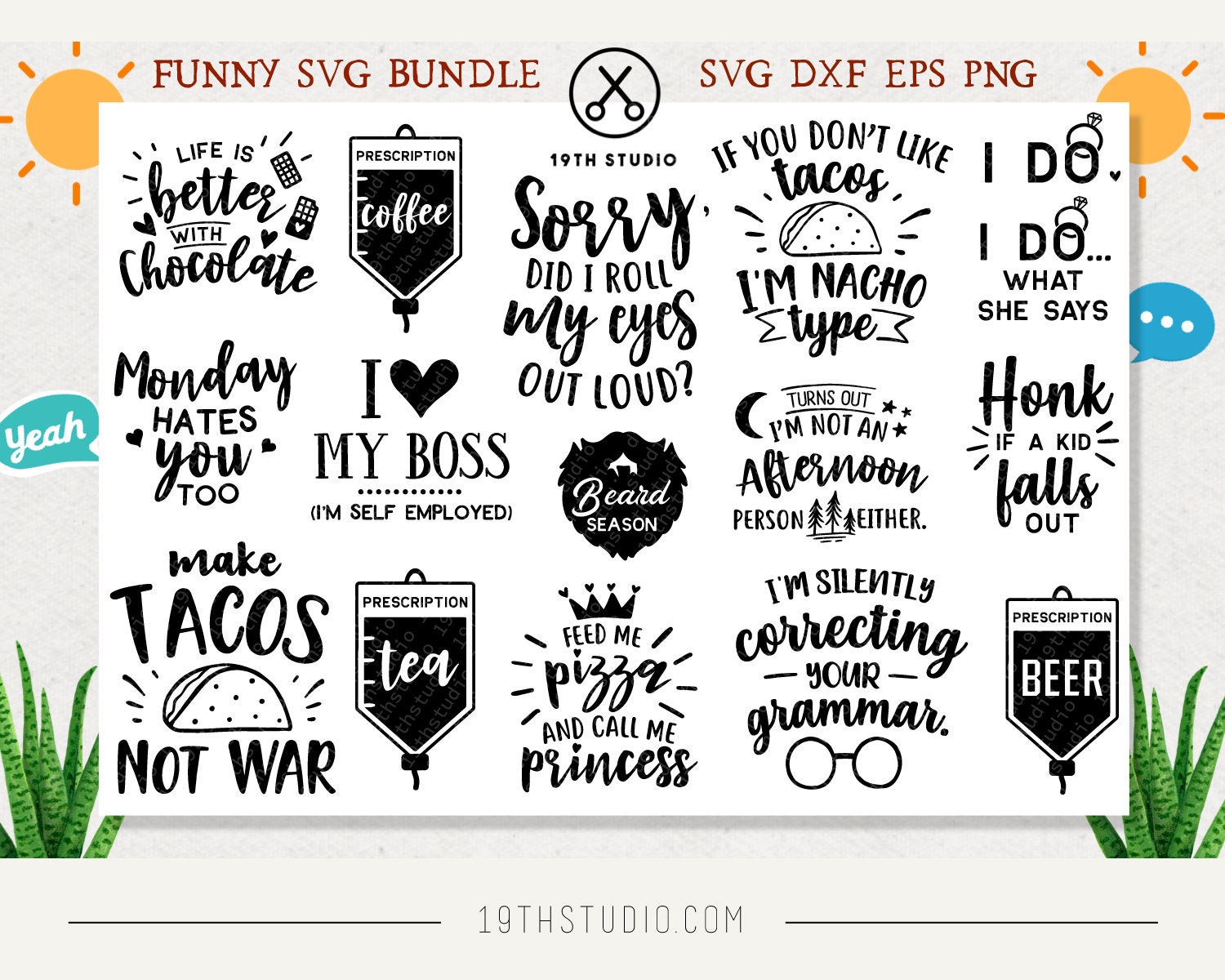 Download Funny SVG Bundle Funny quotes svg designs for cricut | Etsy