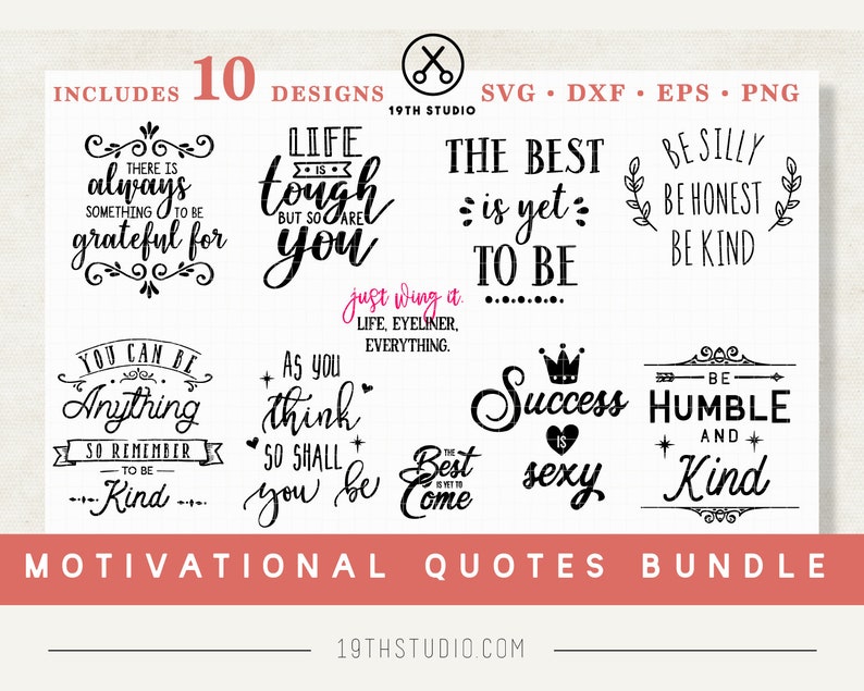 Download Motivational Svg Bundle Motivational Svg Designs For Cricut Etsy 3D SVG Files Ideas | SVG, Paper Crafts, SVG File