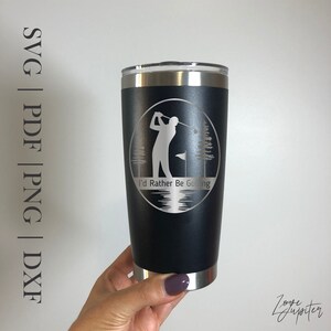 Jag skulle hellre spela golf, rätt SVG | Bilrutedekal | pdf dxf | Klipp ut fil | DIY-skjorta | Cricut | Grafik | Anpassad design | Birdie Juice