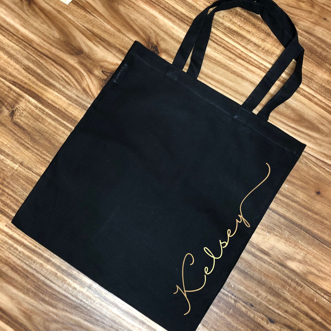 Custom Canvas Name Tote Bag / Favour Bag / Wedding / Bridesmaid / Maid