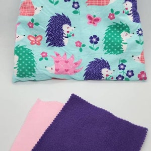 Fleece Hedgehog Sleep Sack, Small Animal Sleeping Pouch (12x12)