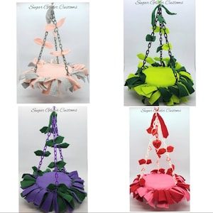 Trampolines, hanging swings, marmoset swing, trampolines for small animals. Sugar gliders, marmoset toy, suggie toy, Christmas gift