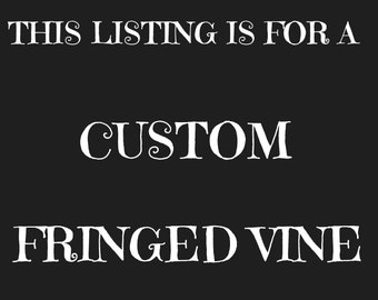 Custom Fringed Fleece Vine, Small Animal Enrichment Toy