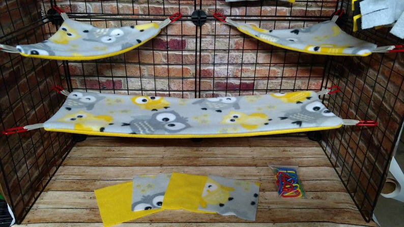 Owls 13 Piece Sugar Glider Cage Set. Small Animals, Sugar Gliders, Rats ...