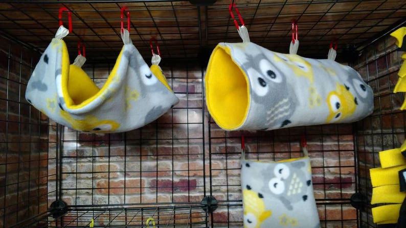 Picture of Owls 13 Piece Sugar Glider Cage Set. Small Animals, Sugar Gliders, Rats ...