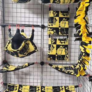 Sugar glider set, Character,suggie bedding, sugar glider set, marmoset set, rat set, glider accessories, holiday gifts, christmas gifts
